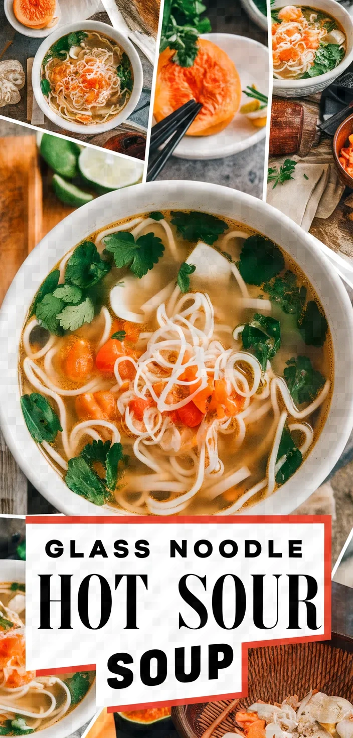 A photo of Hot Sour Glass Noodle Soup Recipe