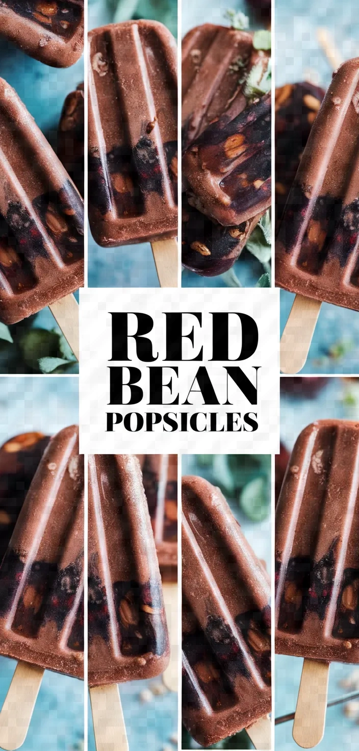 A photo of Red Bean Popsicles Recipe