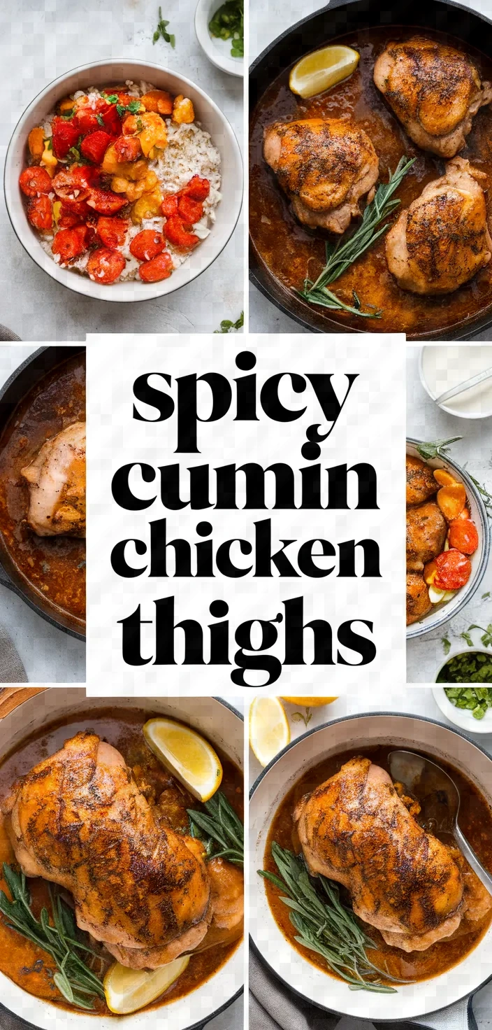 A photo of Spicy Cumin Chicken Thighs Recipe