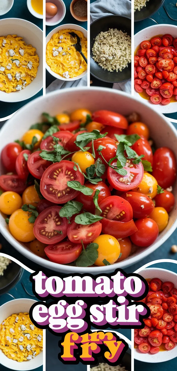 A photo of Tomato Egg Stir Fry Recipe