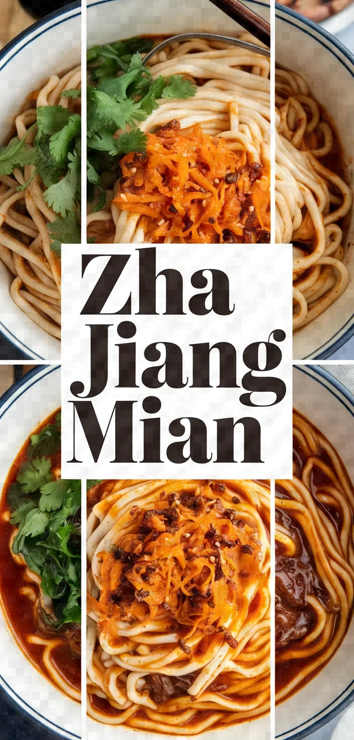 A photo of Zha Jiang Mian Recipe