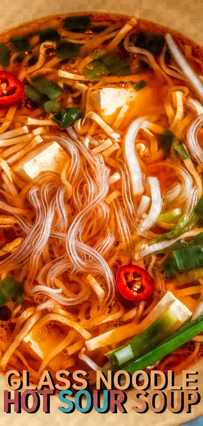 Photo of Hot Sour Glass Noodle Soup Recipe