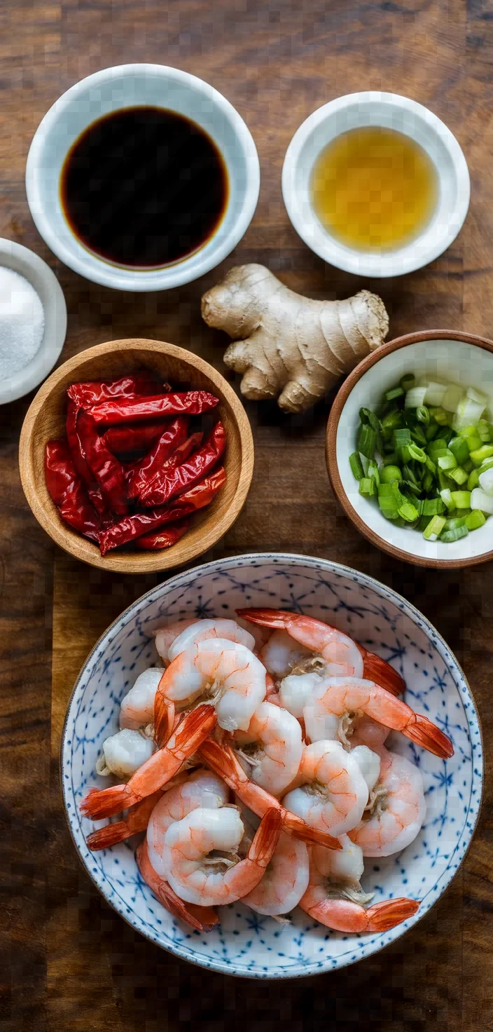 Ingredients photo for Kung Pao Shrimp Recipe