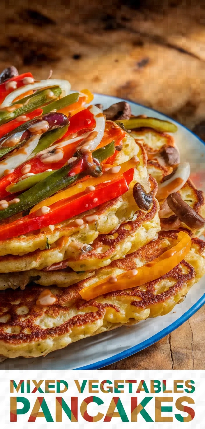 Photo of Mixed Vegetables Pancakes Recipe