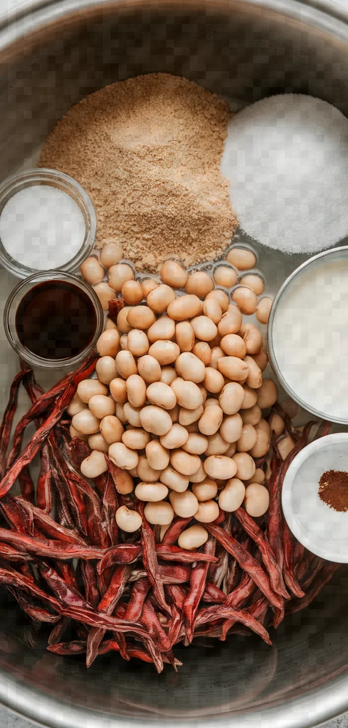 Ingredients photo for Red Bean Popsicles Recipe