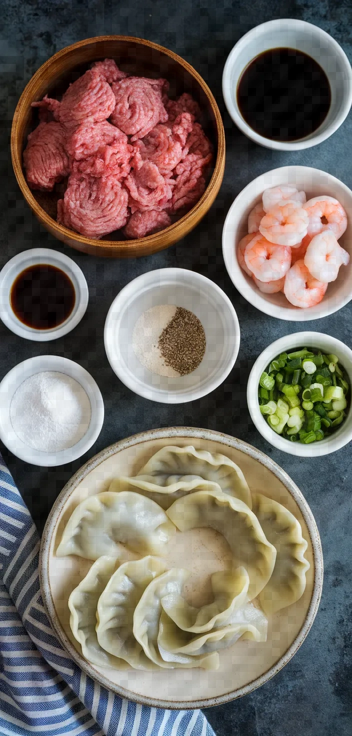 Ingredients photo for Sichuan Dumplings Recipe