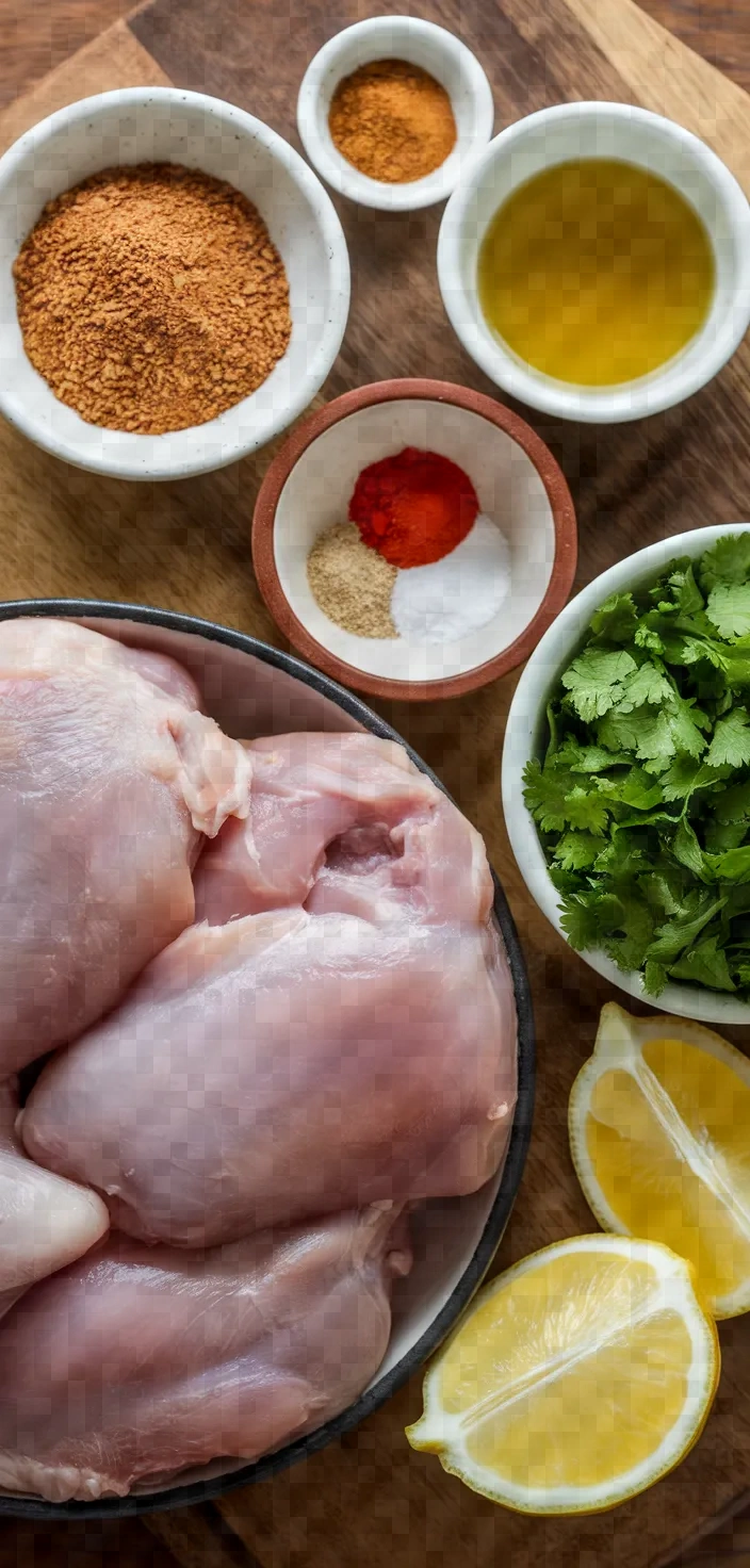 Ingredients photo for Spicy Cumin Chicken Thighs Recipe