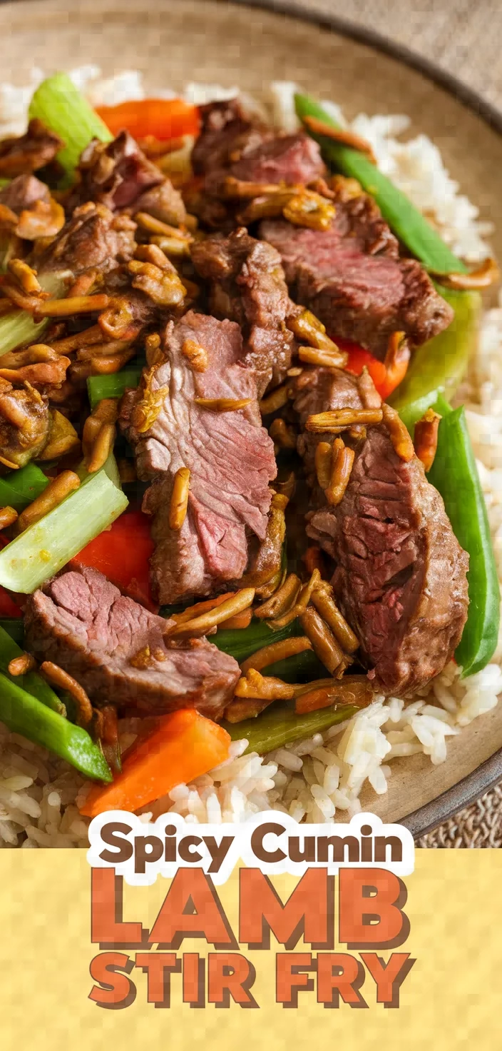 Photo of Spicy Cumin Lamb Stir Fry Recipe