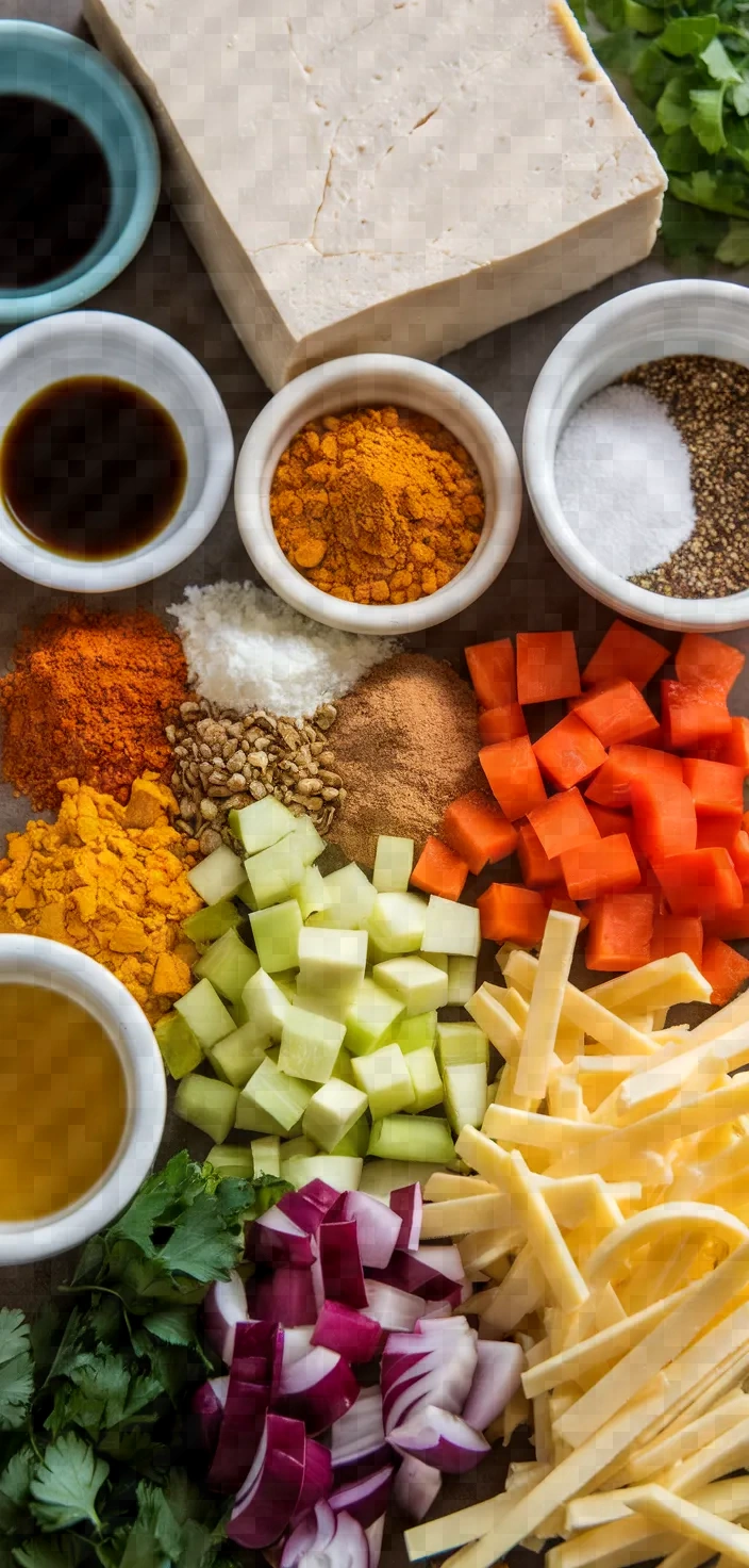 Ingredients photo for Tofu Omelet Recipe