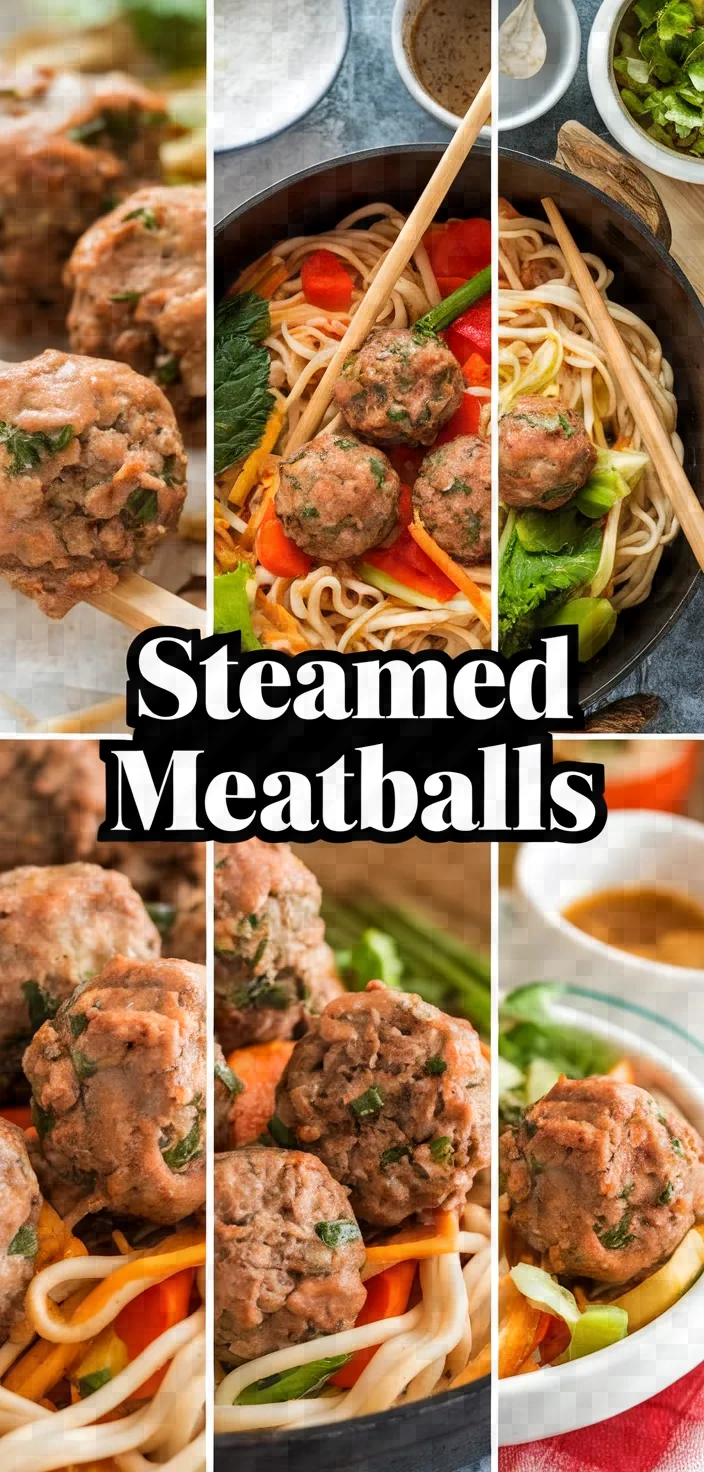 A photo of Steamed Meatballs Recipe