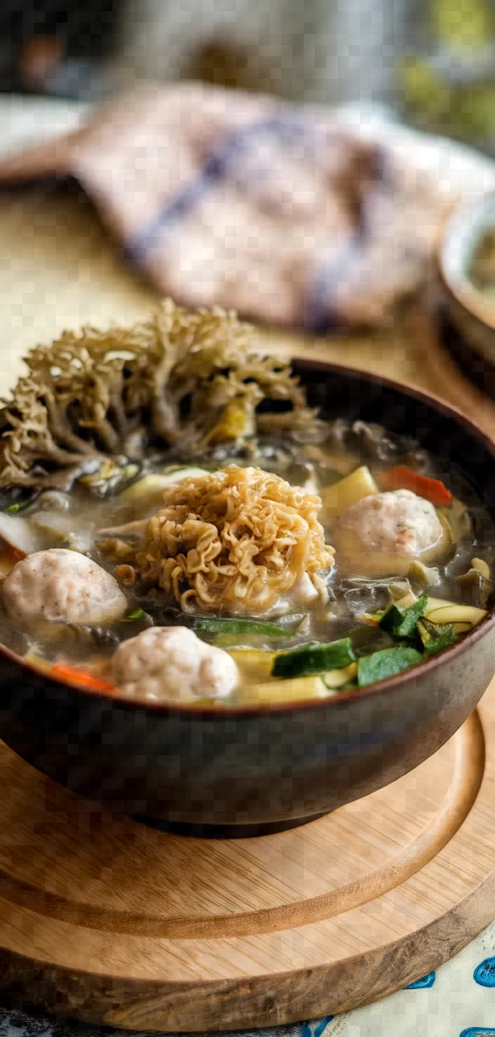 Laver And Fishball Soup Recipe