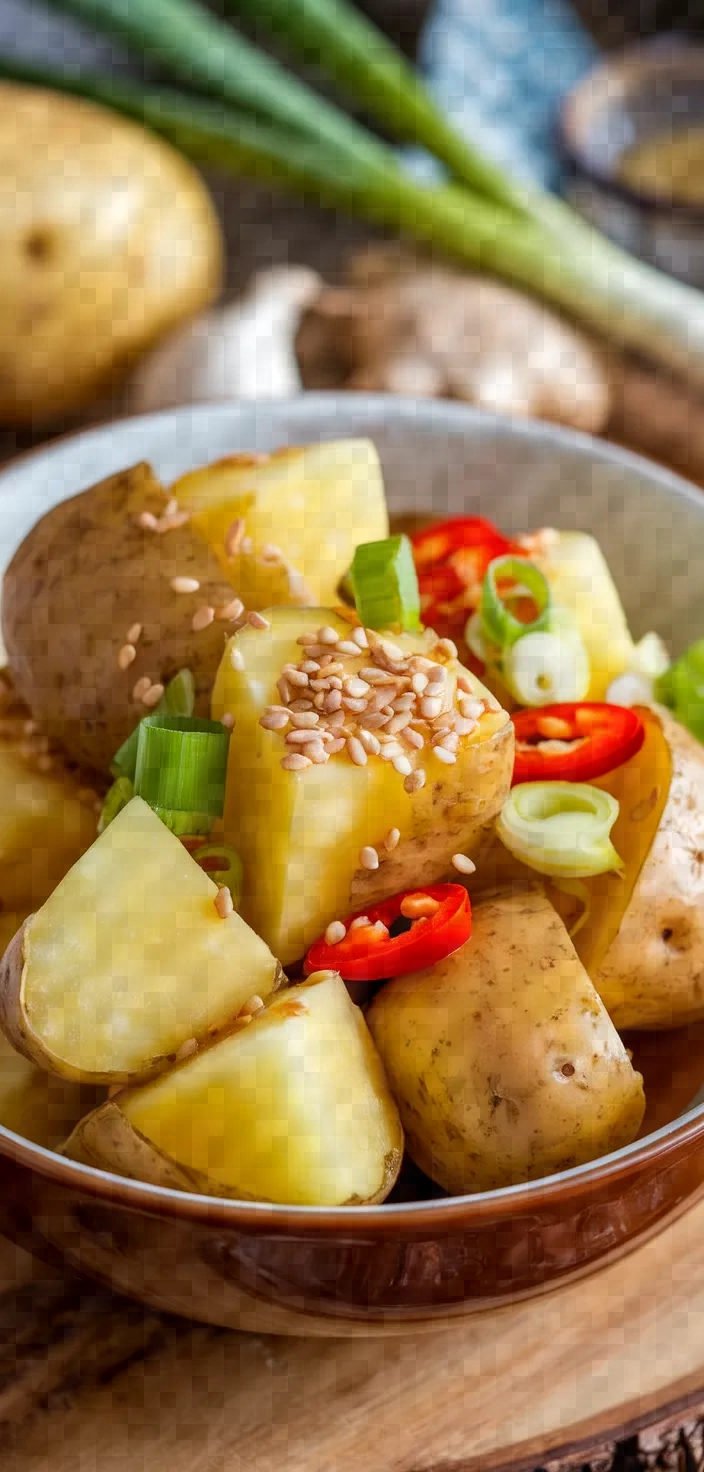 Ingredients photo for Chinese Style Potato Salad Recipe