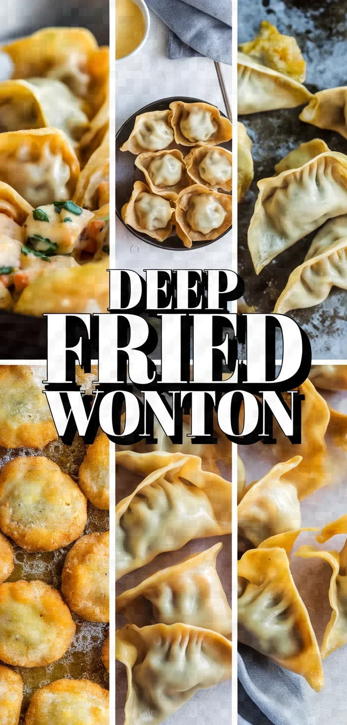 A photo of Deep Fried Wonton Recipe