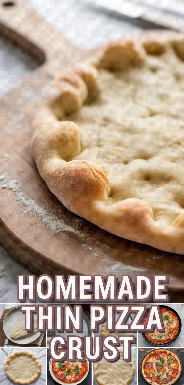 A photo of Homemade Thin Pizza Crust Recipe