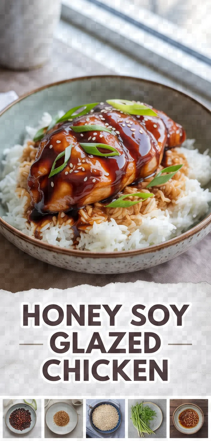 A photo of Honey Soy Glazed Chicken Recipe