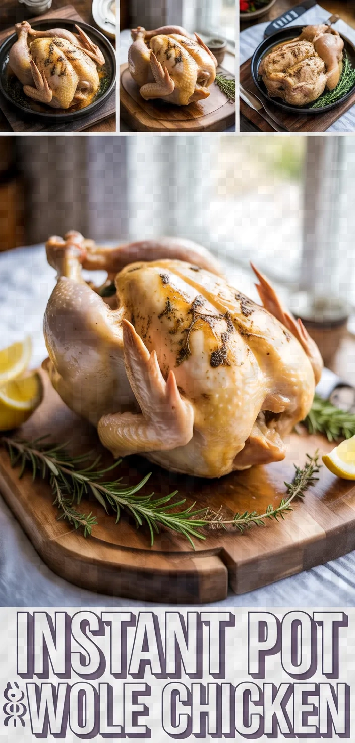 A photo of Instant Pot Whole Chicken Recipe