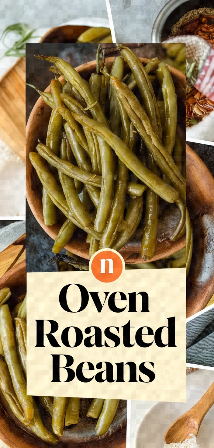 A photo of Oven Roasted Green Beans Recipe