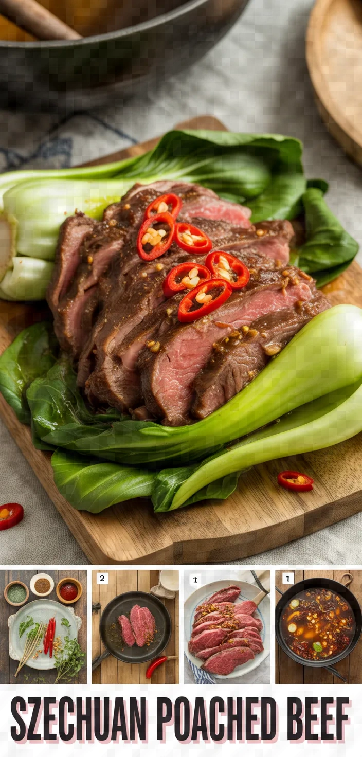 A photo of Szechuan Poached Beef Recipe