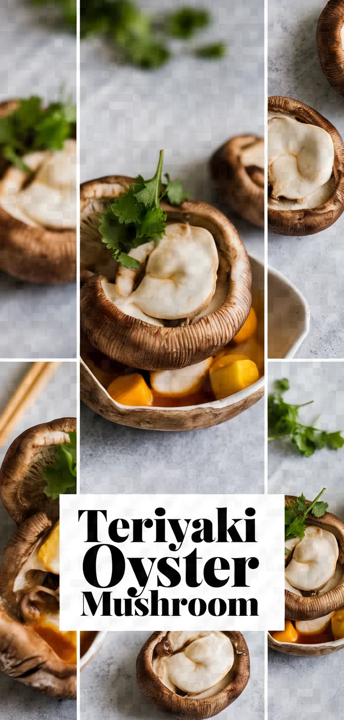 A photo of Teriyaki King Oyster Mushroom Recipe