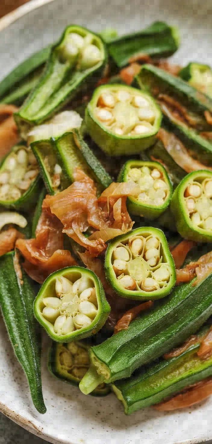 Four Ingredient Okra Stir Fry Recipe