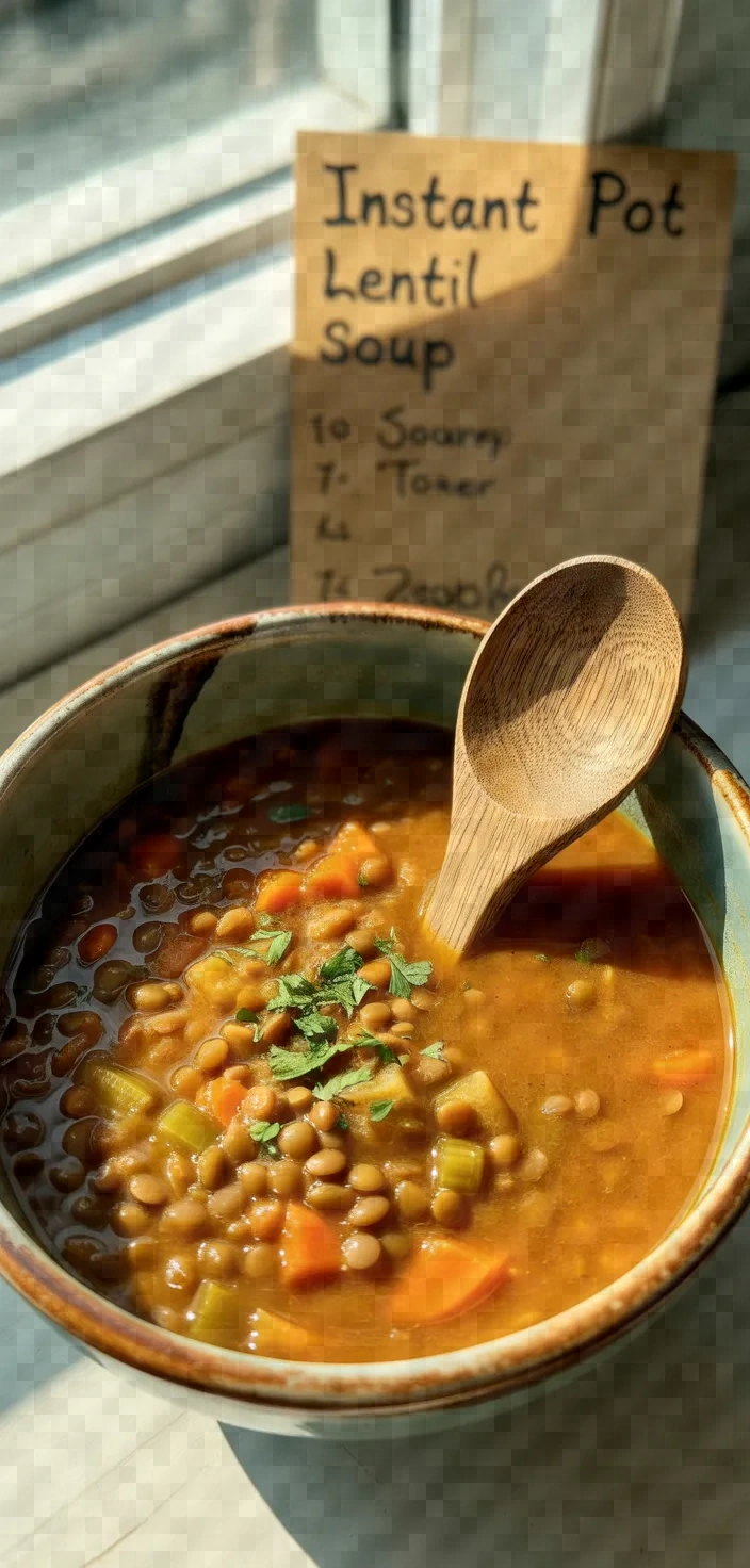 Instant Pot Lentil Soup Recipe