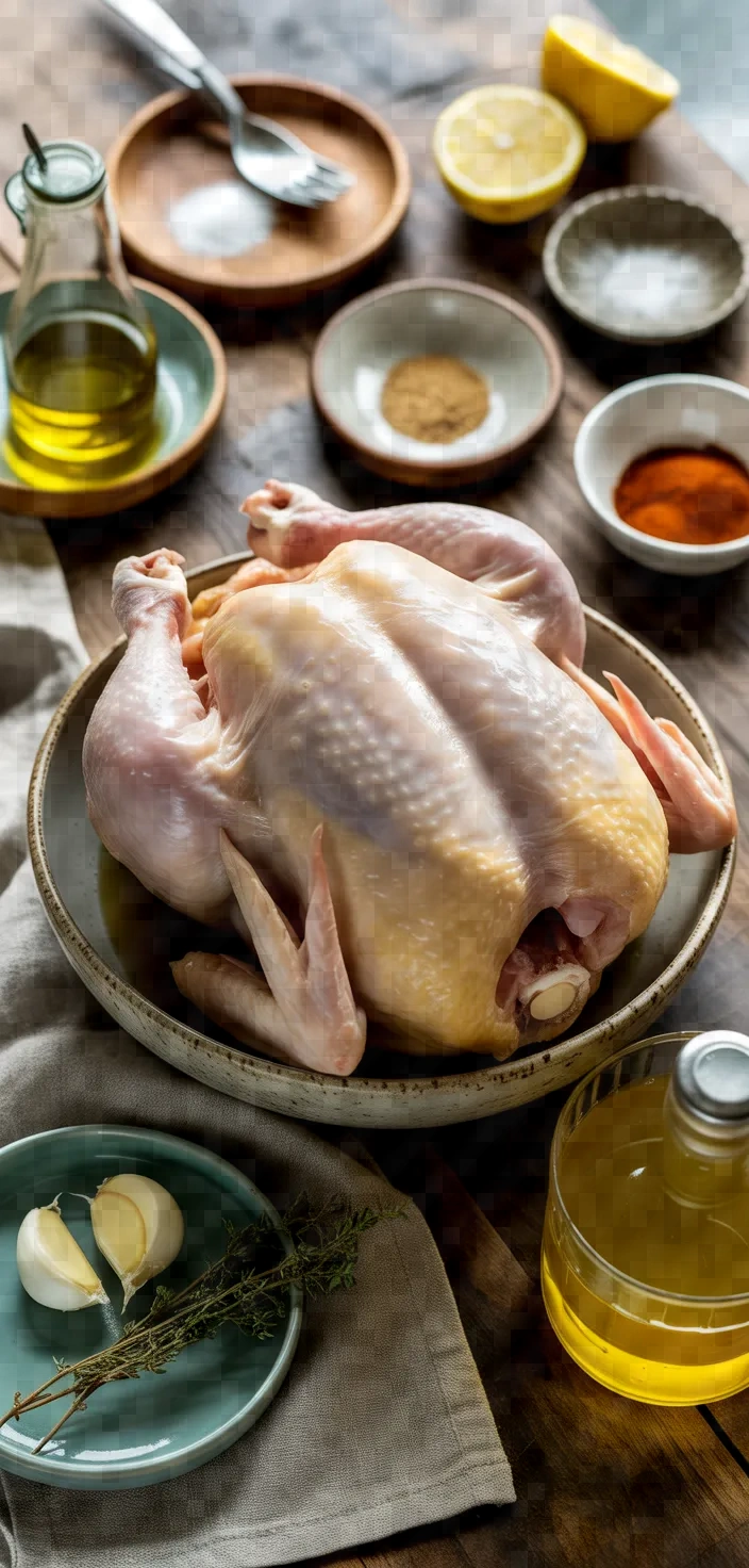 Ingredients photo for Instant Pot Whole Chicken Recipe