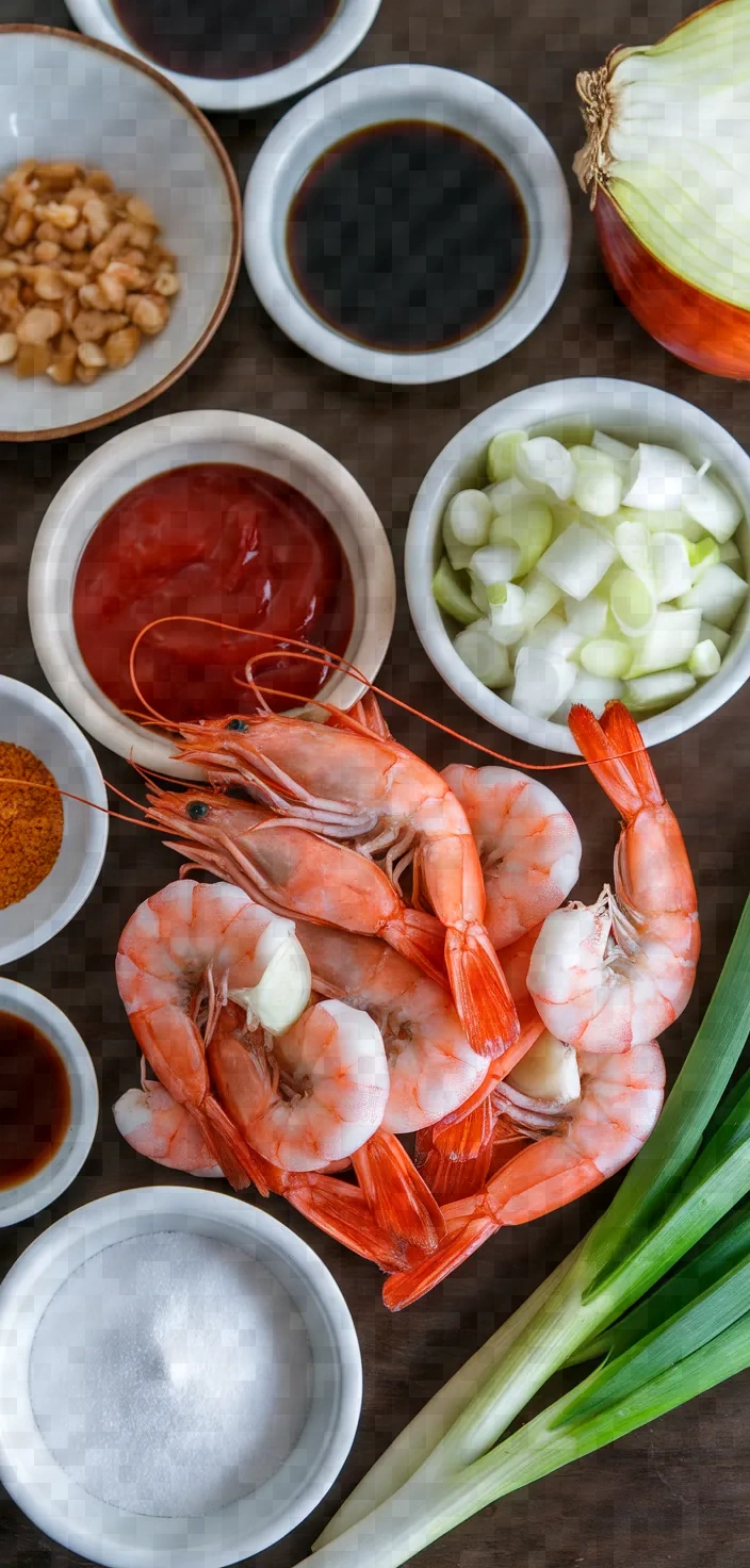 Ingredients photo for Ketchup King Prawn Recipe