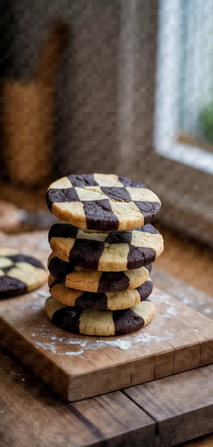 Sesame Checkerboard Cookies Recipe