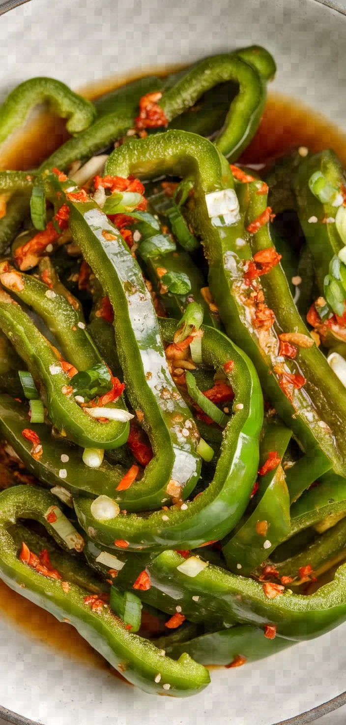 Ingredients photo for Szechuan Pan Fried Peppers Recipe