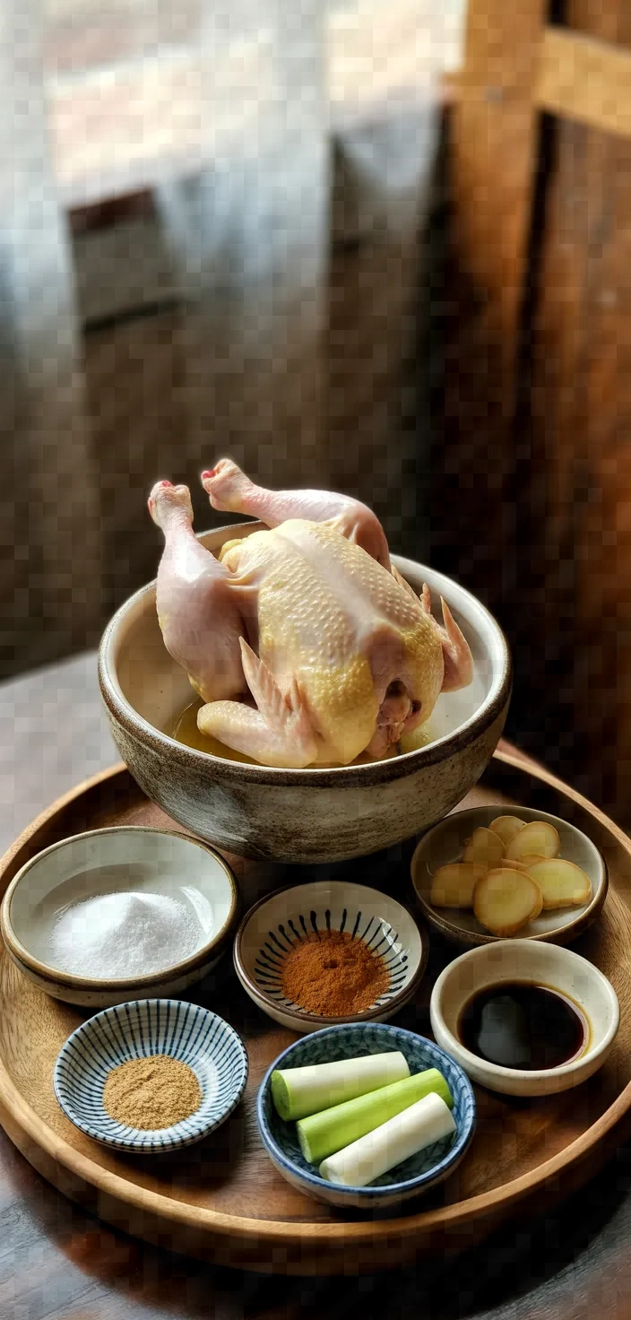 Ingredients photo for Cantonese Roast Chicken Recipe