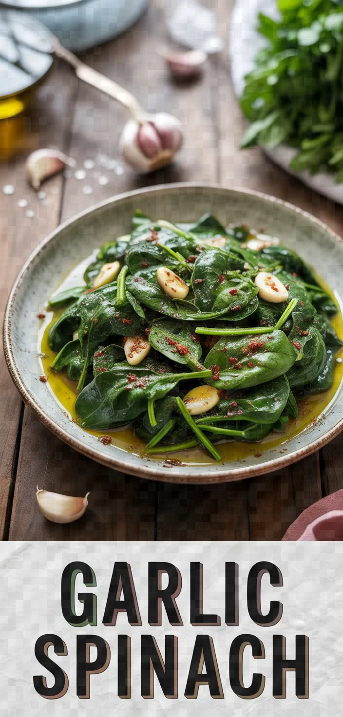 A photo of Garlic Spinach Recipe