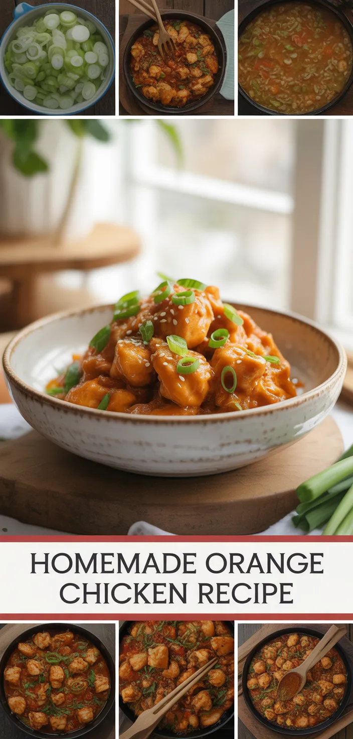 Homemade Orange Chicken Recipe