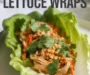 Peanut Chicken Lettuce Wraps Recipe